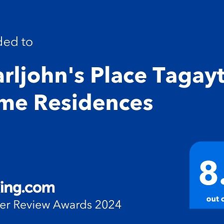 Pearljohn'S Place Tagaytay Prime Residences Tagaytay City Kültér fotó